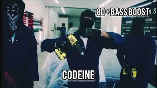 Baby Mane (Malistrip) - Codeine | 8D + BASS BOOST #malistrip #bassboosted #8d
