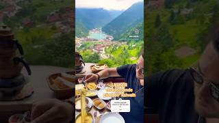 Uzungöl Manzarasında Harika Bir Kahvaltı