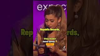 Arianas Fastest Speechhollywood Fame Blast 