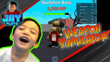 I play WEAPON SIMULATOR!