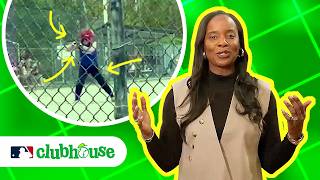 NO NOTES! Jennie Finch, Natasha Watley on Softballer's HR Swing | #SandlotToTheShow | MLBClubhouse