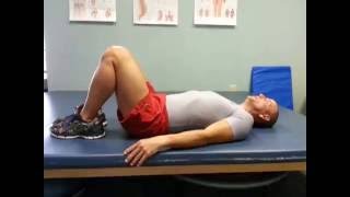 Supine Hip Extension via Bridging