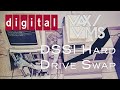 Swapping the OpenVMS System Hard Disk into the VAX 4000/200 and performing a Backup of the System