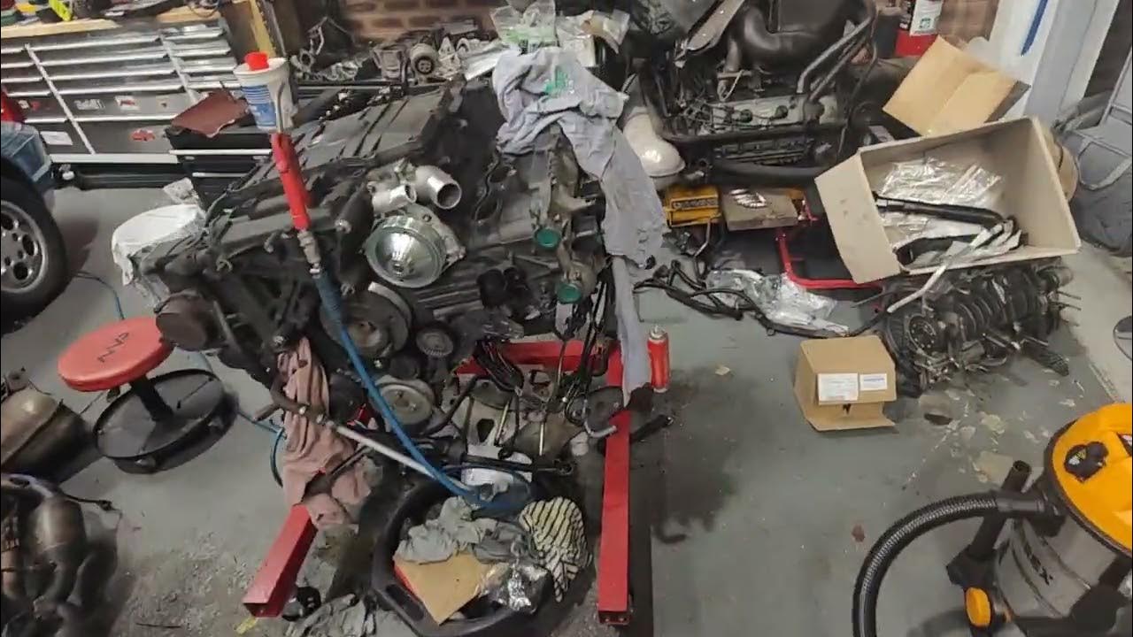 Porsche 996 / 997 Cleaning exhaust manifold ports & refitting chain