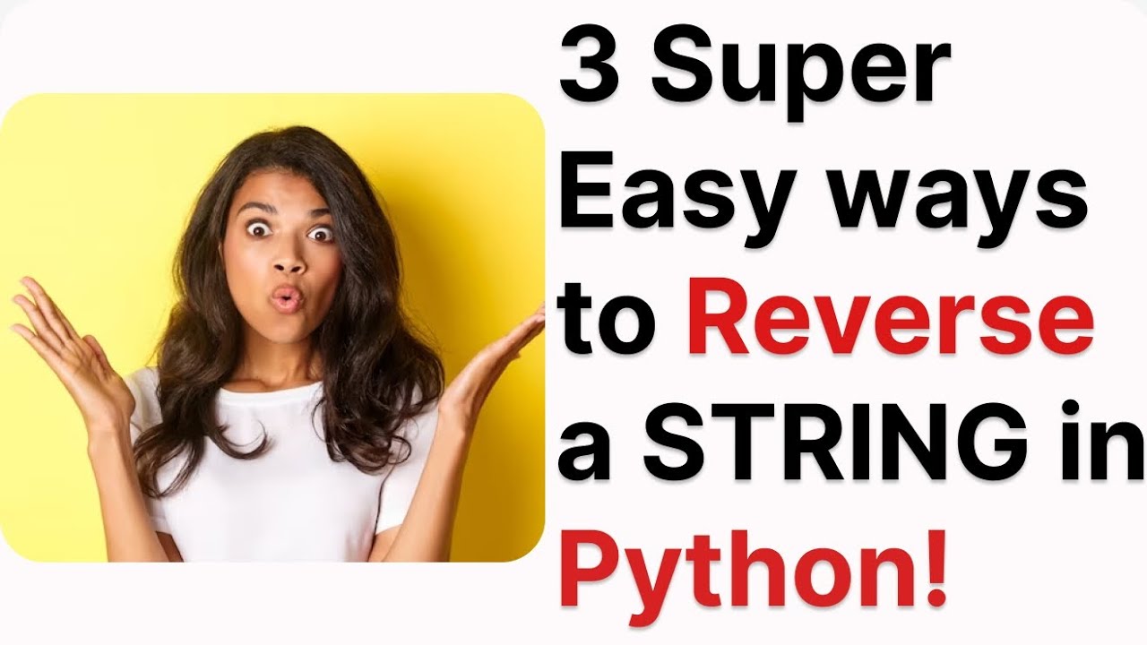 How to Reverse a String || String Manipulation - YouTube
