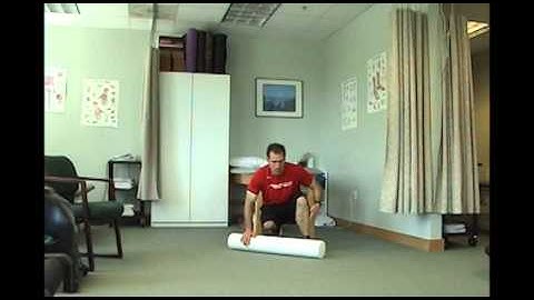 Foam Roller Tibial Anterior Stretch