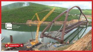 Punimet në urën e re mbi Drin, nis shtrimi i soletinës, me hekur dhe beton Resimi