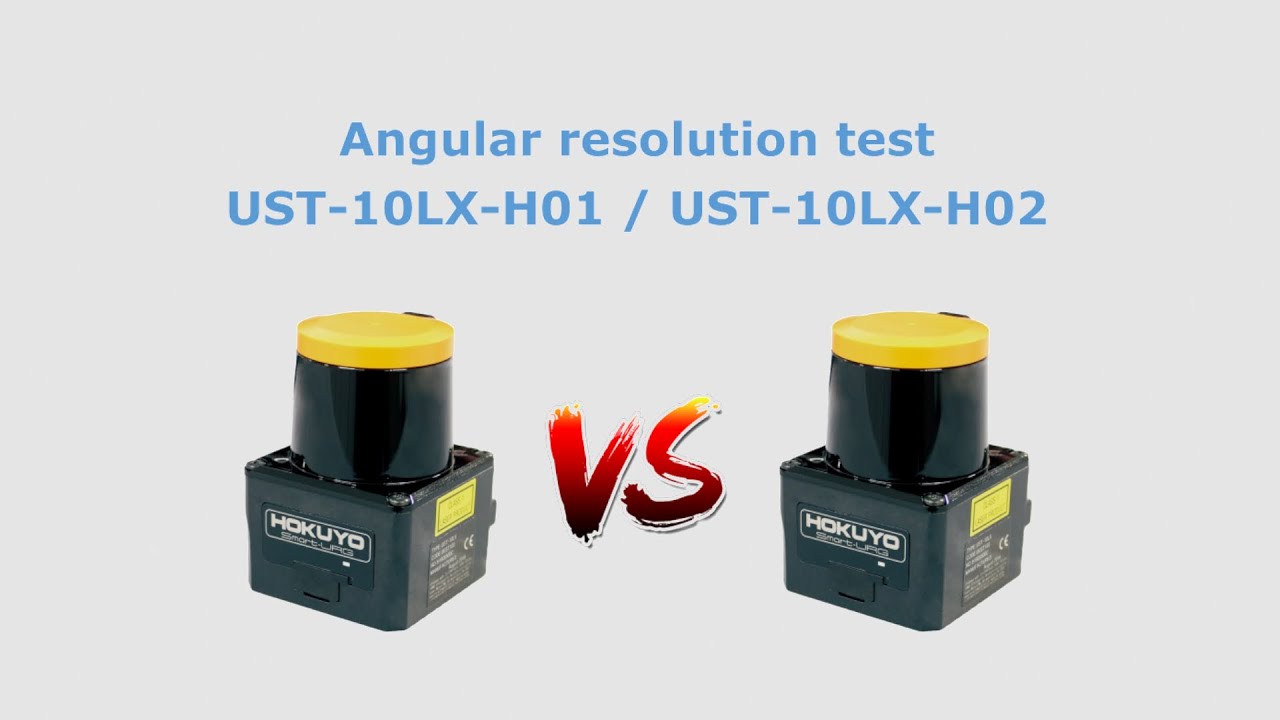 Angular resolution test - UST-10LX-H01 and UST-10LX-H02