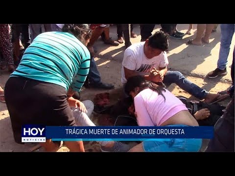 Chiclayo: Trágica muerte de animador de orquesta