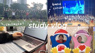 *chaotic* secondary sch vlog 🌷| exams, concert, shooting, going out with friends & family