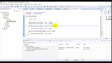 Tutorial AVR Driver  (atmega 32)  - application on PUSH BUTTON part 1