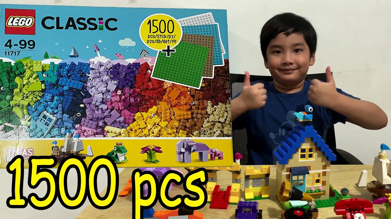 Lego Classic 1500 Pieces (11717) Unboxing and Speedbuild 