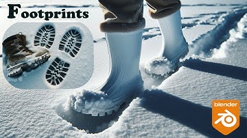 Want REALISTIC Footprints on ANY SURFACE in Your Next Blender Animations? Watch This!