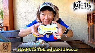 2024 Knott's Peanuts Celebration: PEANUTS Themed Baked Goods (Bone Cookie & Snoopy Cupcake)