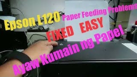 Epson L120 Printer Not Feeding paper FIXED Easy