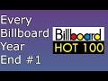 Every billboard hot 100 year end 1 single