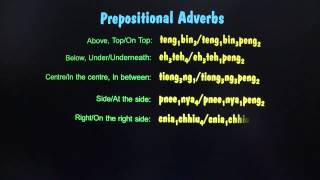 Preposition in penang hokkien