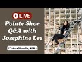 Pointe shoe day qa with josephine lee