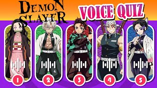 Guess The Demon Slayer Characters By Their Voice ⚔