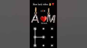 Am Ma New lock video pattern #trending #viral