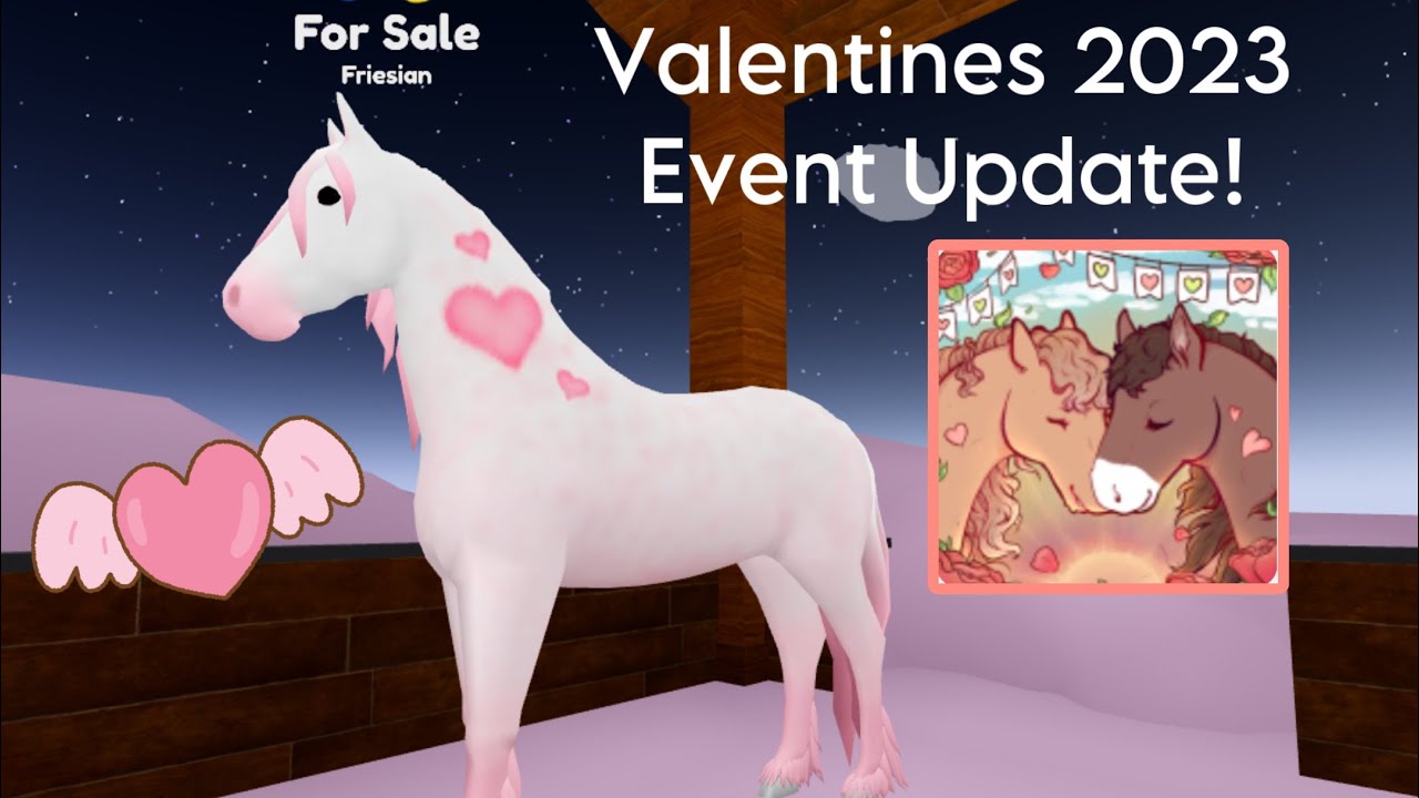 Wild Horse Islands Roblox Limited Valentine's '23 Paint Horse (Read Desc.)