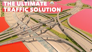 This is the best Vanilla Interchange that was ever built in Cities: Skylines 1