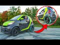 Drift Sleeves on Smart Car!! (It worked)