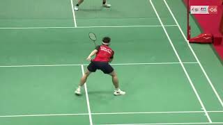 Loh Kean Yew rallies from 8-11 down to lead Game 2, but Kunlavut recovers for Asian Games 2026 GOLD screenshot 1