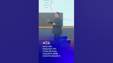 Doanh nhân Hoàng Nam Tiến chia sẻ 5 nhóm đối tượng trong doanh nghiệp sẽ bị ảnh hưởng bởi AI