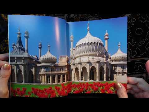ASMR | British & Irish Places of Interest (Plus a Cat Interruption!) Whispered Book Browsing