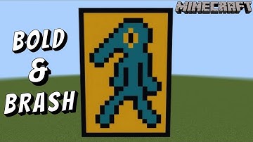 Minecraft Pixel Art Tutorial - Bold and Brash (SpongeBob SquarePants)