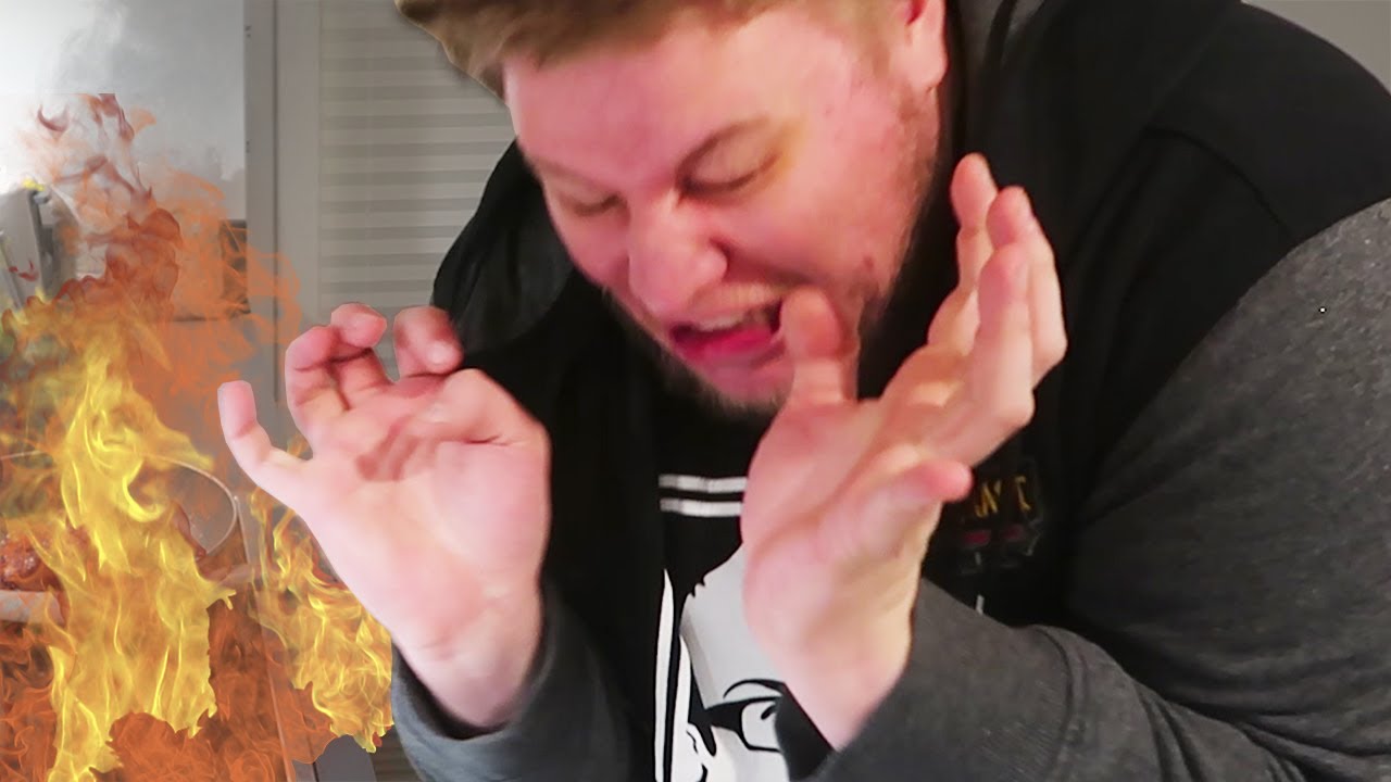 Verbranntes Essen Essen