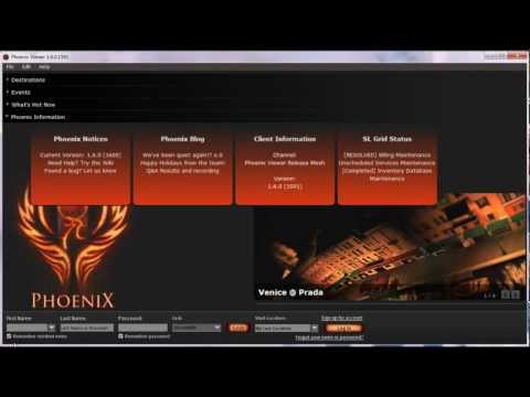 How to use the Phoenix Viewer for accessing Second Life