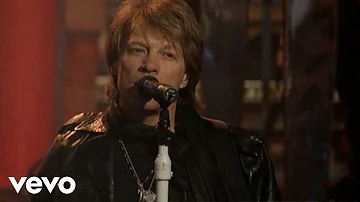 Bon Jovi - When We Were Beautiful (Live On Letterman)