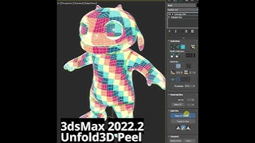 3dsMax 2022 2 - New Unfold3D Peel