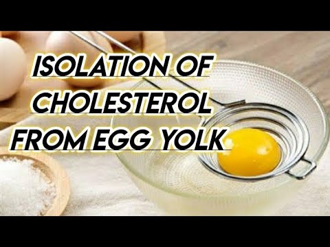 Isolation of Cholesterol from egg Yolk | Egg Yolk and cholesterol myth |Rabia Views |