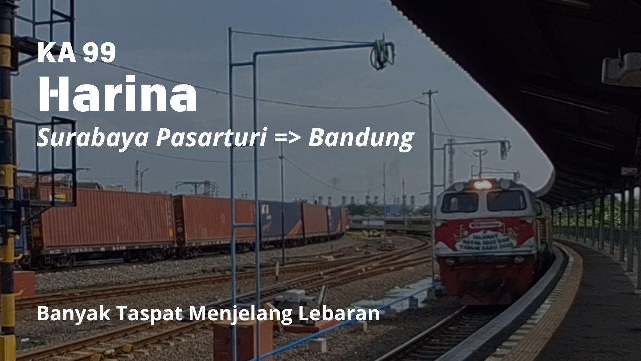 Banyak Taspat Menjelang Lebaran - Trip KA 99 Harina | Semarang Tawang - Cirebon