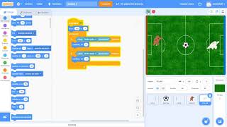 Juego de futbol Scratch screenshot 1