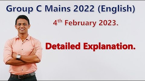 Combined C 2022 English paper explanation.