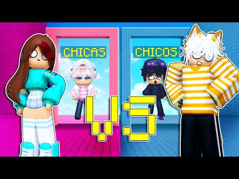 GIRLS TOWER VS BOYS TOWER in #roblox