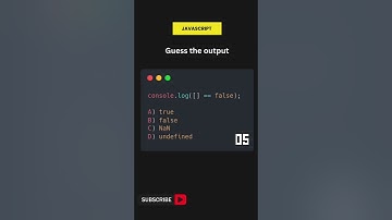 Test Your Javascript Knowledge: MCQ #80