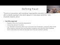 Fraud analytics lecture 1