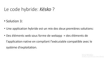 Module 12: Développement des applications Mobiles _ Le code hybride