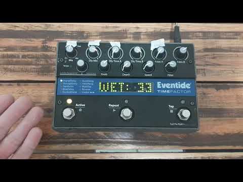 Pedal Eventide Time Factor com defeito em 04 potenciômetros - A VENDA 2022