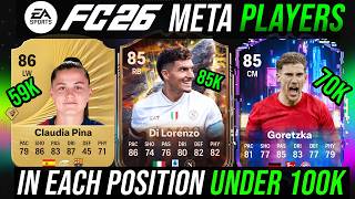 картинка: ЛУЧШИЕ ИГРОКИ НА КАЖДОЙ ПОЗИЦИИ ДО 100 ТЫСЯЧ — FC 26 ULTIMATE TEAM