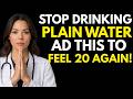 Don't Drink Plain Water Again After 60 — THIS 1 Method Boosts Blood Flow Fast | Dr. Eric Berg DC