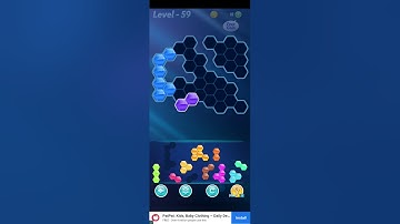 Block! Hexa Puzzle~Extreme C block 11 to 12 levels~ level-59-60