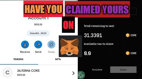 How you can claim COREDAO to your metamask wallet #core #cryptocurrency #howtoclaimcoremainnet