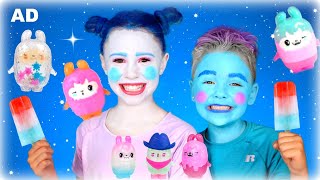 Magical Monster Make-up and Costumes! Kids pretend play with I Dig Monsters!