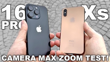 iPhone 16 Pro vs iPhone Xs - Camera Test! Zoom Comparison!